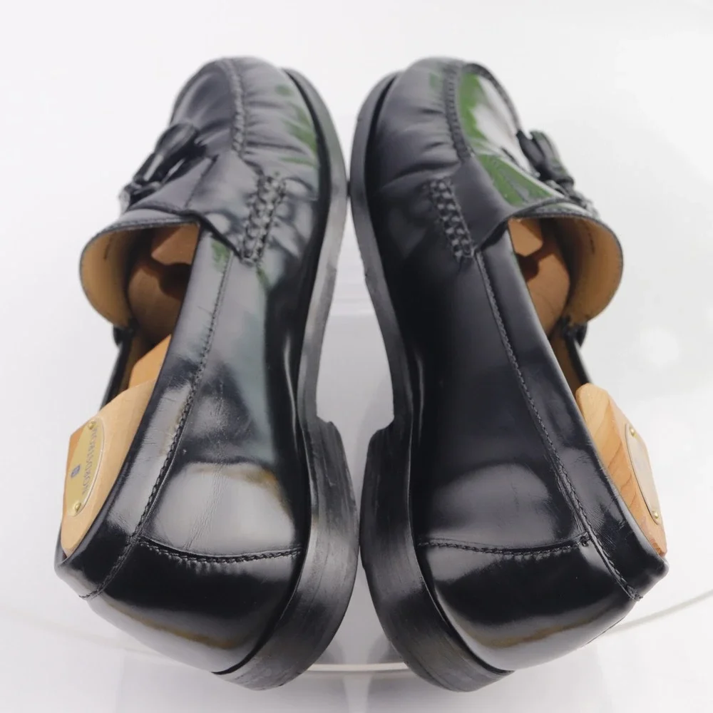 Cole Haan Mens Pinch Grand Tasseled Loafers Size 10 M Black Leather Dress Shoes
